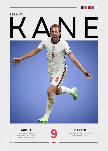 Famous Football Star Poster Modern Inspirational Canvas Painting Picture Soccer Wall Art Home Decoration Print Living Room Decor