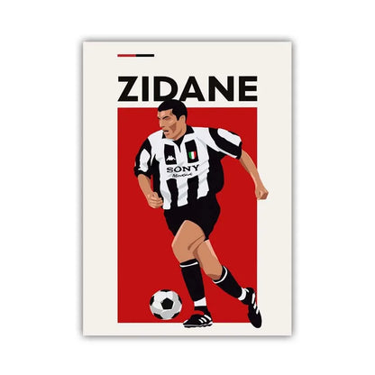 Football Stars Poster – Haaland & Salah Wall Art