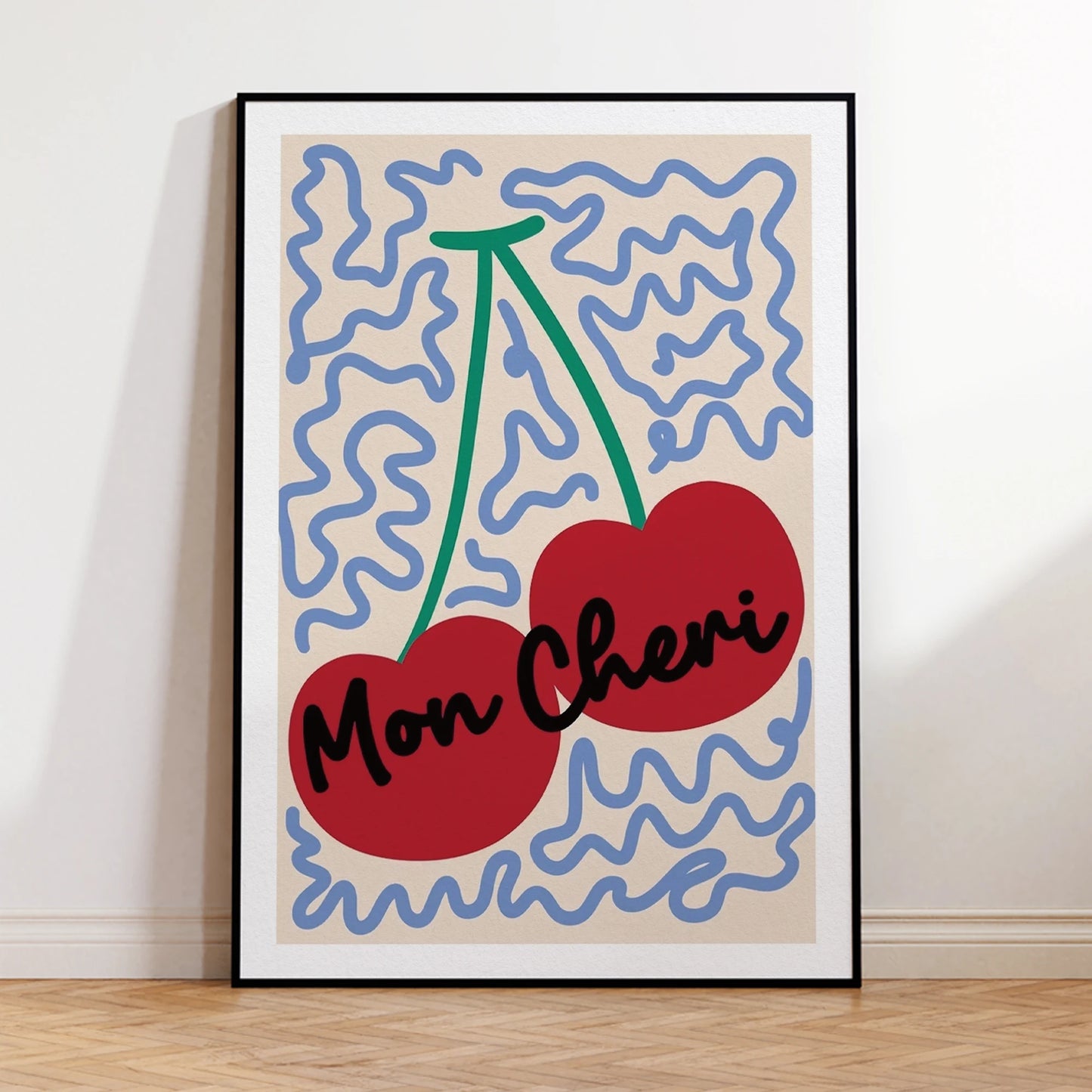 Mon Cheri Fruit Cherry Wall Art Prints