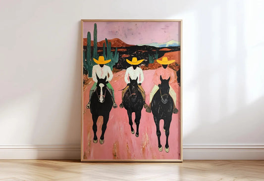 Southwestern Cowboys Print