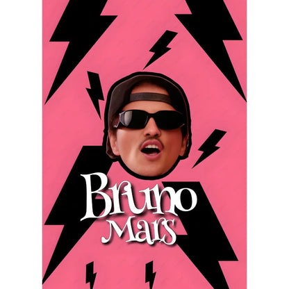 Singer B-Bruno M-Mars Album Poster Sticky Wall Art Printing Waterproof Home Living Bed Room Bar Aesthetic Decor