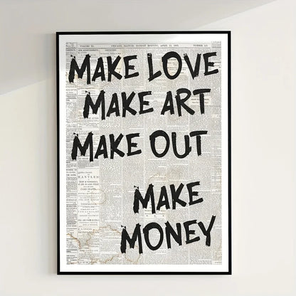 Preppy Typography Posters