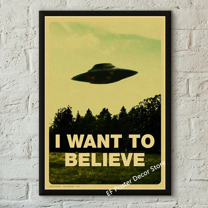 Retro film poster prints for a stylish entertainment space
