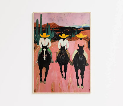 Southwestern Cowboys Print