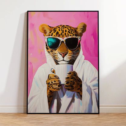 Modern Pink Leopard
