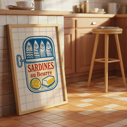 Pink Canned Sardines Canvas Print