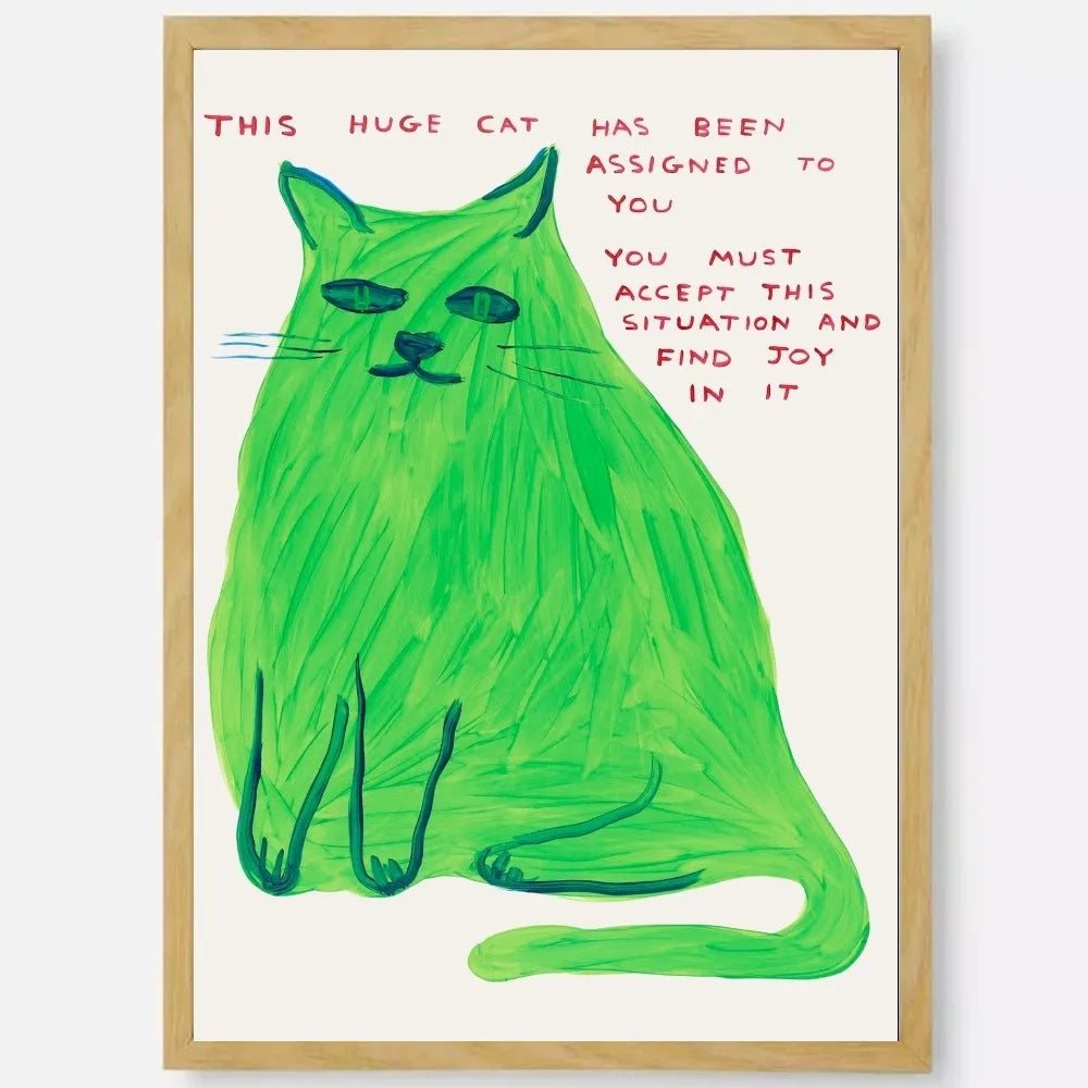 David Shrigley’s Eclectic Art Poster