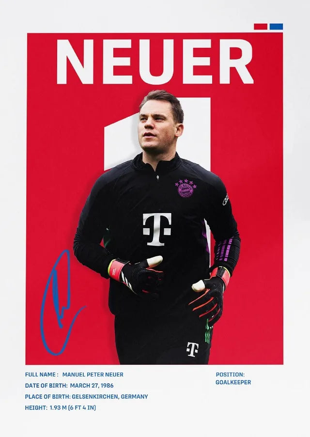Famous Football Player Soccer Sports Star Posters and Prints Canvas Printing Wall Art Picture for Living Room Home Decor Gifts