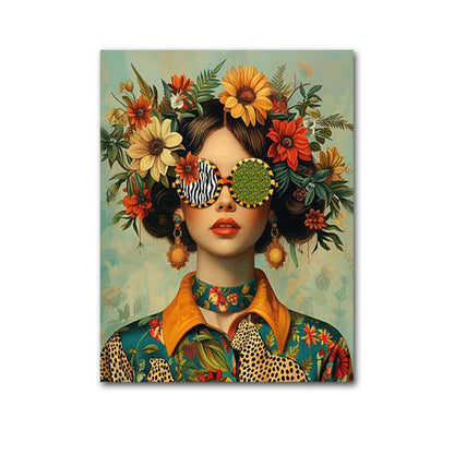 Nordic Boho Fashion Woman