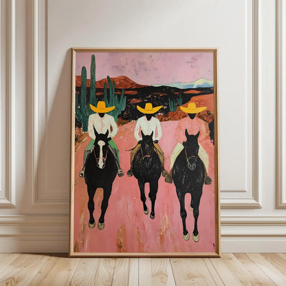 Southwestern Cowboys Print