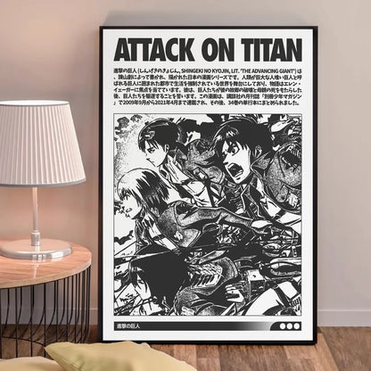 Anime A-Attack on Titans Poster