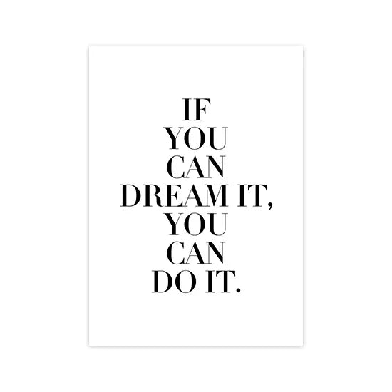 Minimalist Nordic Motivation