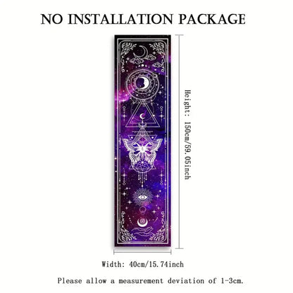 Gothic Witchy Sun & Moon Vertical Tapestry