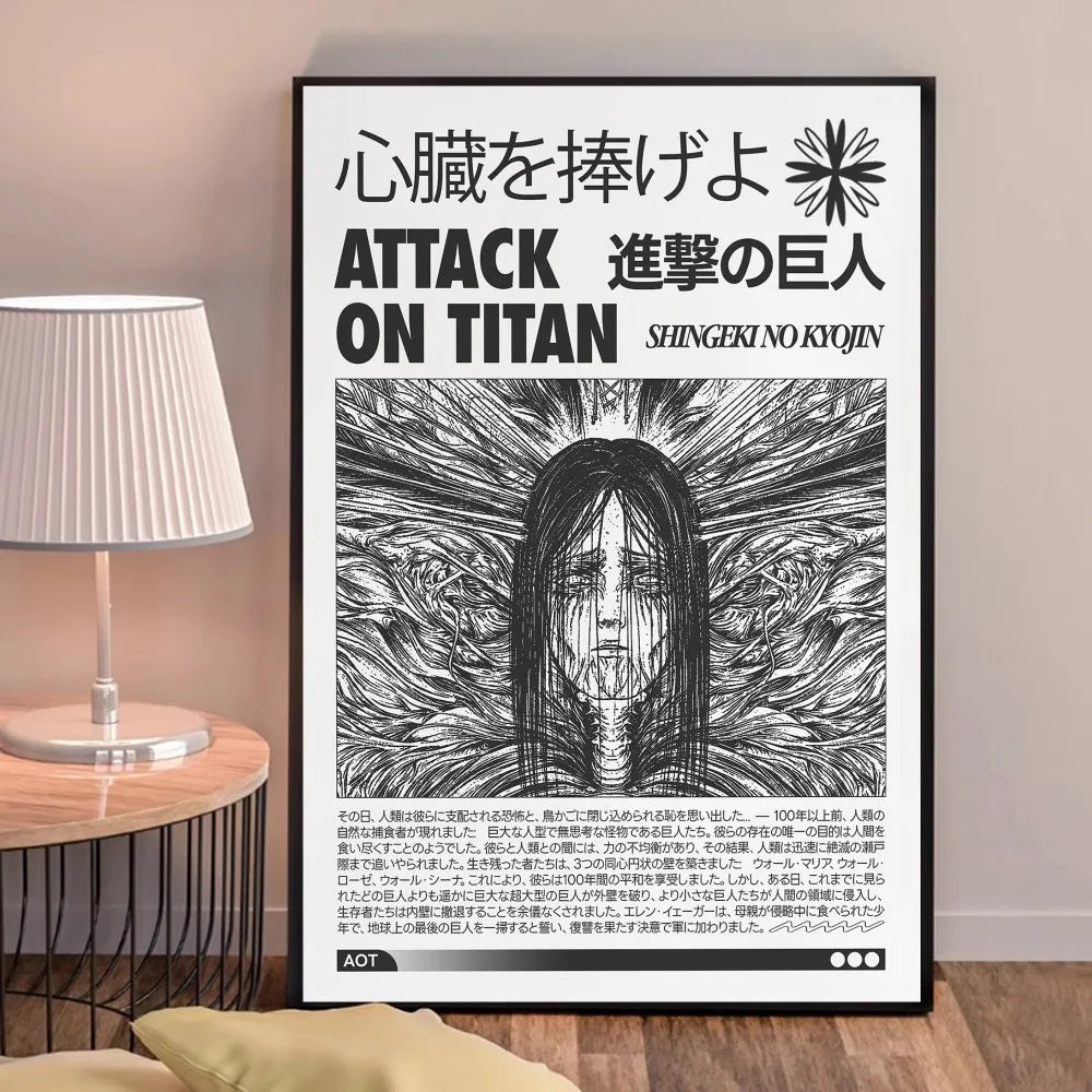 Anime A-Attack on Titans Poster