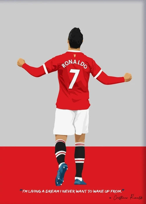 Famous Soccer Spoters Poster Canvas Printing Poster Soccer Home Room Wall Art Decor Players Fans Gift Prints Wall Decoration