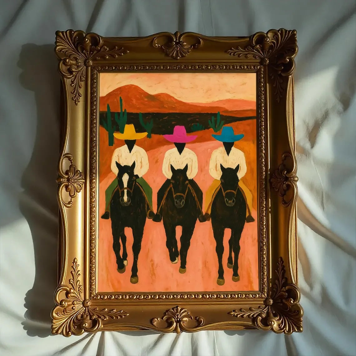 Southwestern Cowboys Print