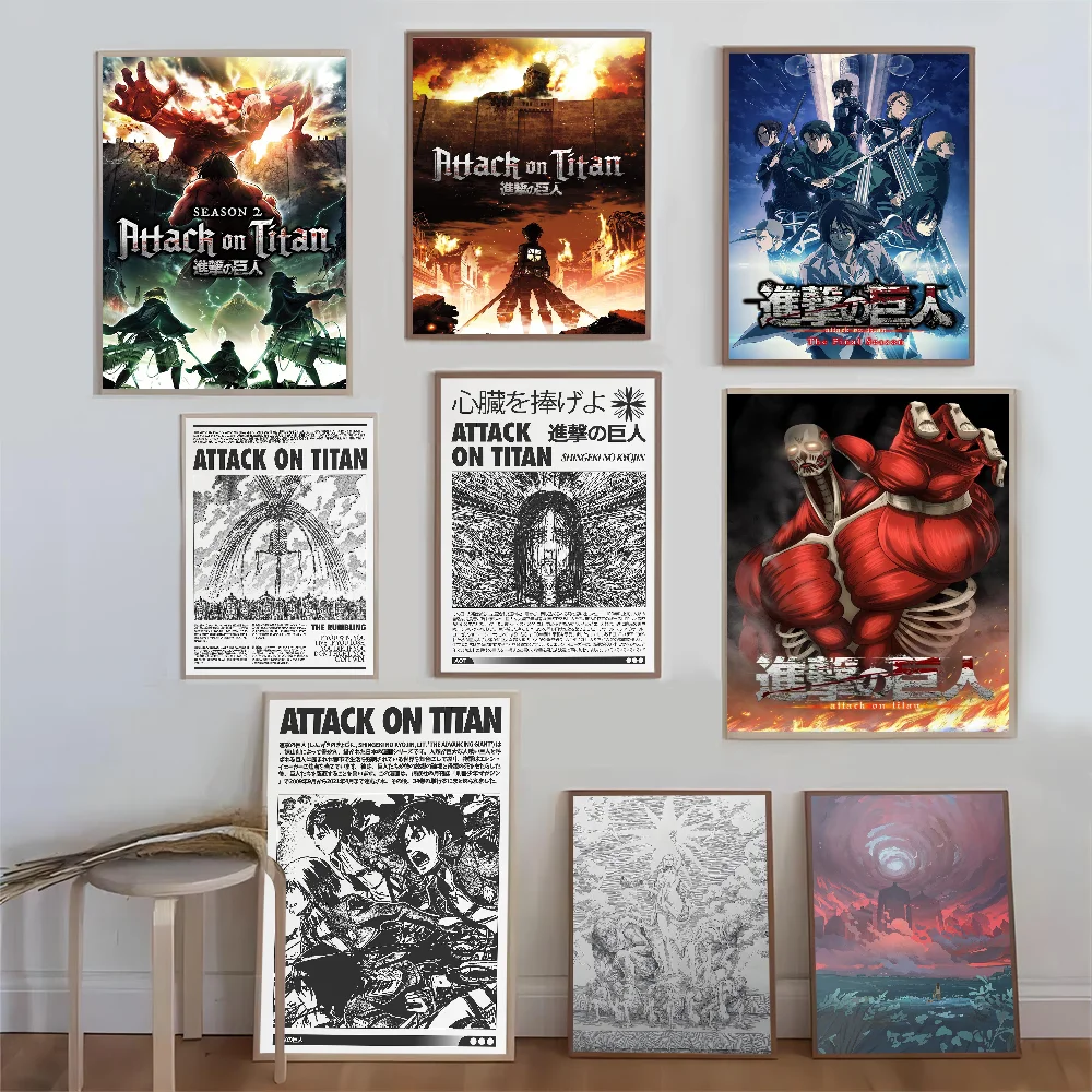 Anime Attack on Titans HD quality poster for wall art

