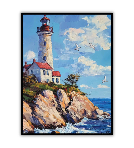 Coastal watch seaside-inspired wall art for nautical decor