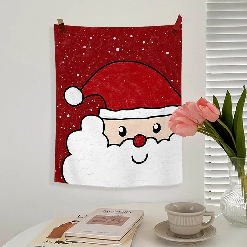 Cozy and vibrant wall tapestry for aesthetic vibes


