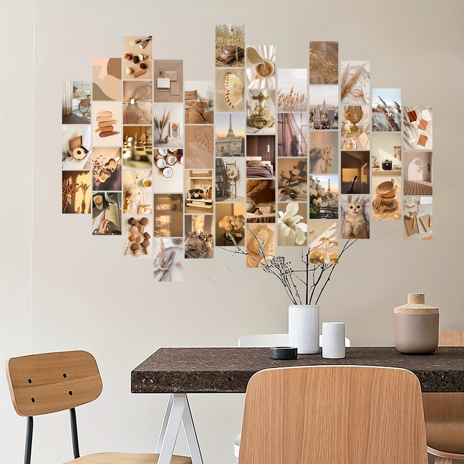 Cute and stylish boho aesthetic pictures for women’s room decor
