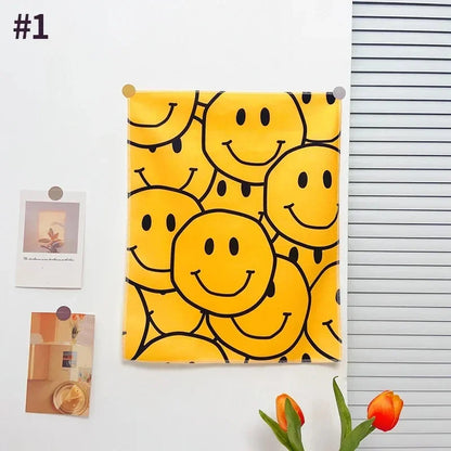 Decorative fabric wall art for bedroom background

