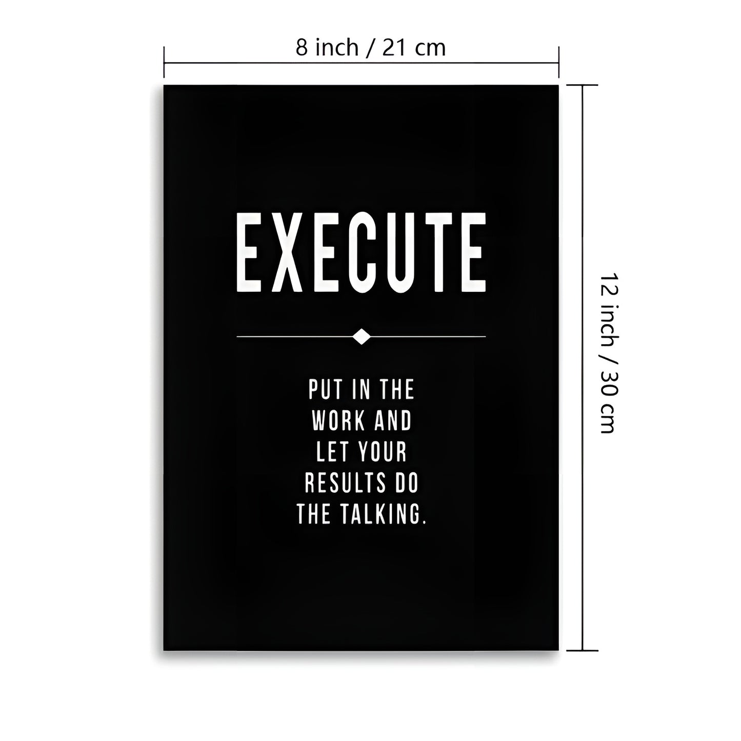 Set of six motivational quotes posters for modern decor
