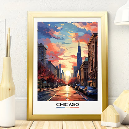 Famous city wall art set with urban views for travel-inspired decor
