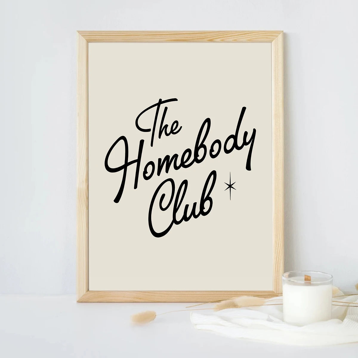 Stylish calligraphy quote poster perfect for hallway and corridor decoration
