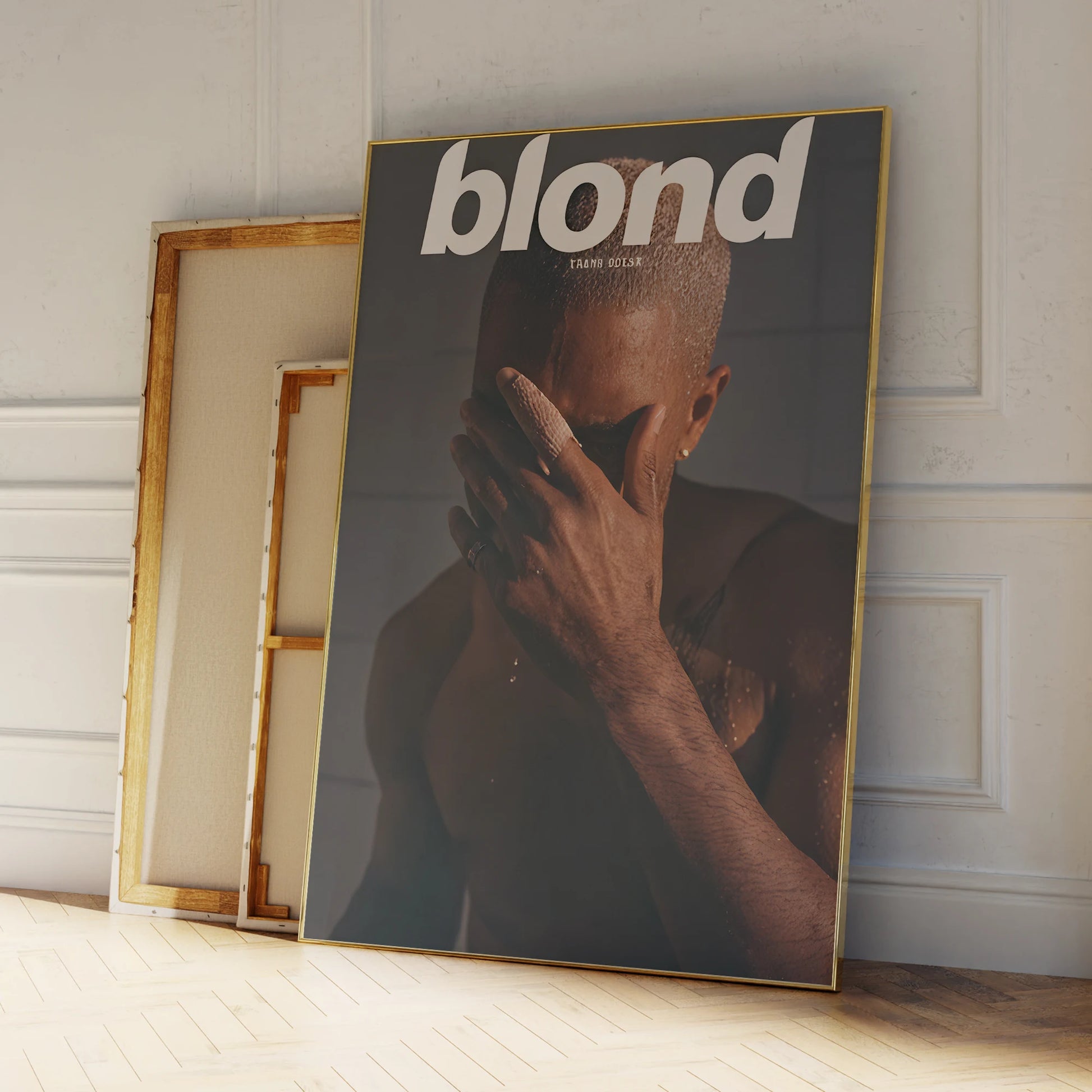 Contemporary Frank Ocean wall poster on waterproof canvas for music fans


