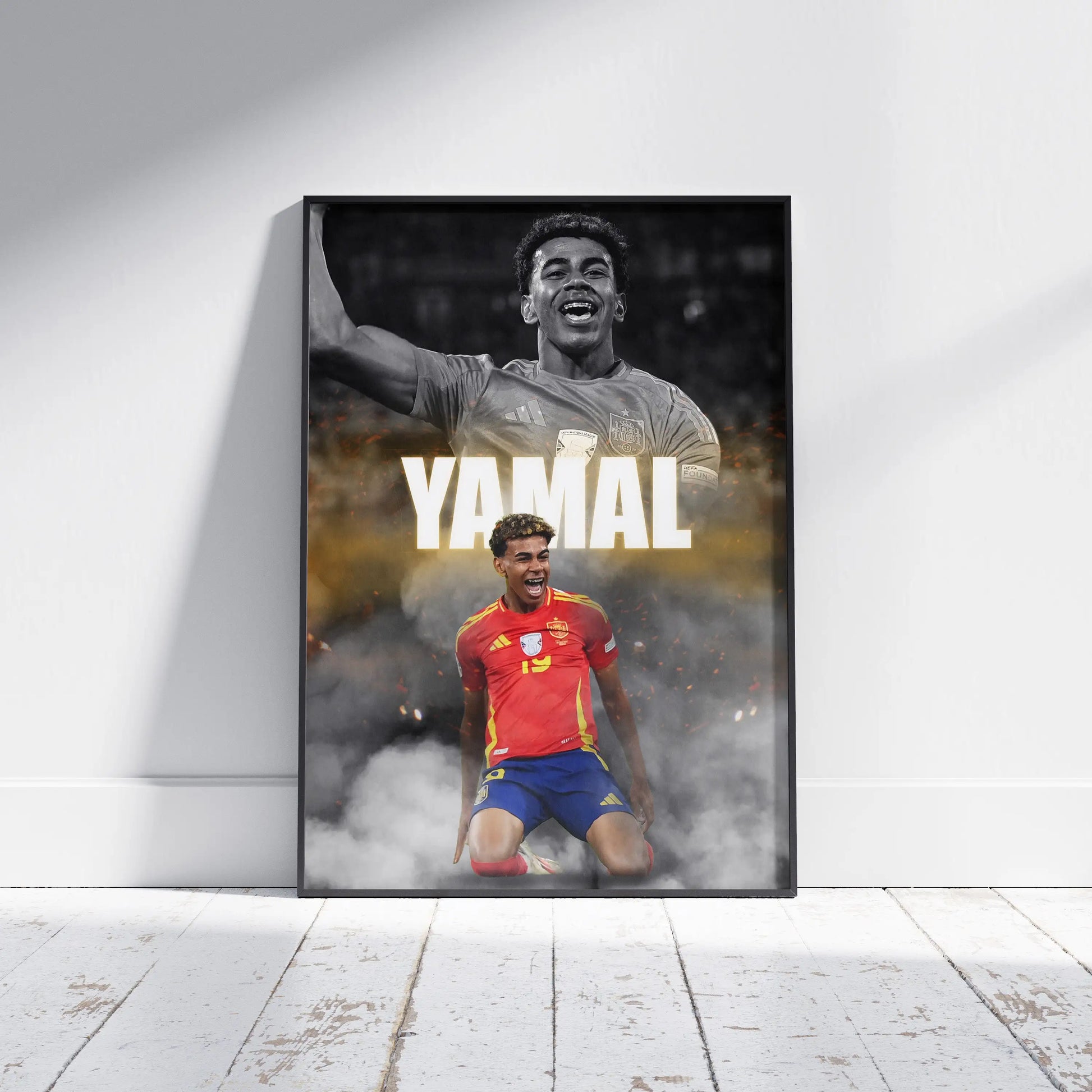 HEROCROSS football player canvas art for living room

