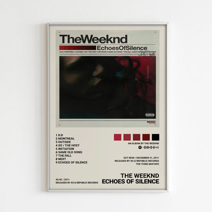 Hip hop star The Weeknd canvas print for home decoration
