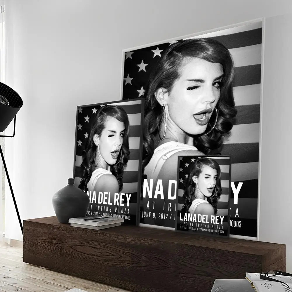 Kawaii Lana Del Rey Lust for Life canvas print for bedroom
