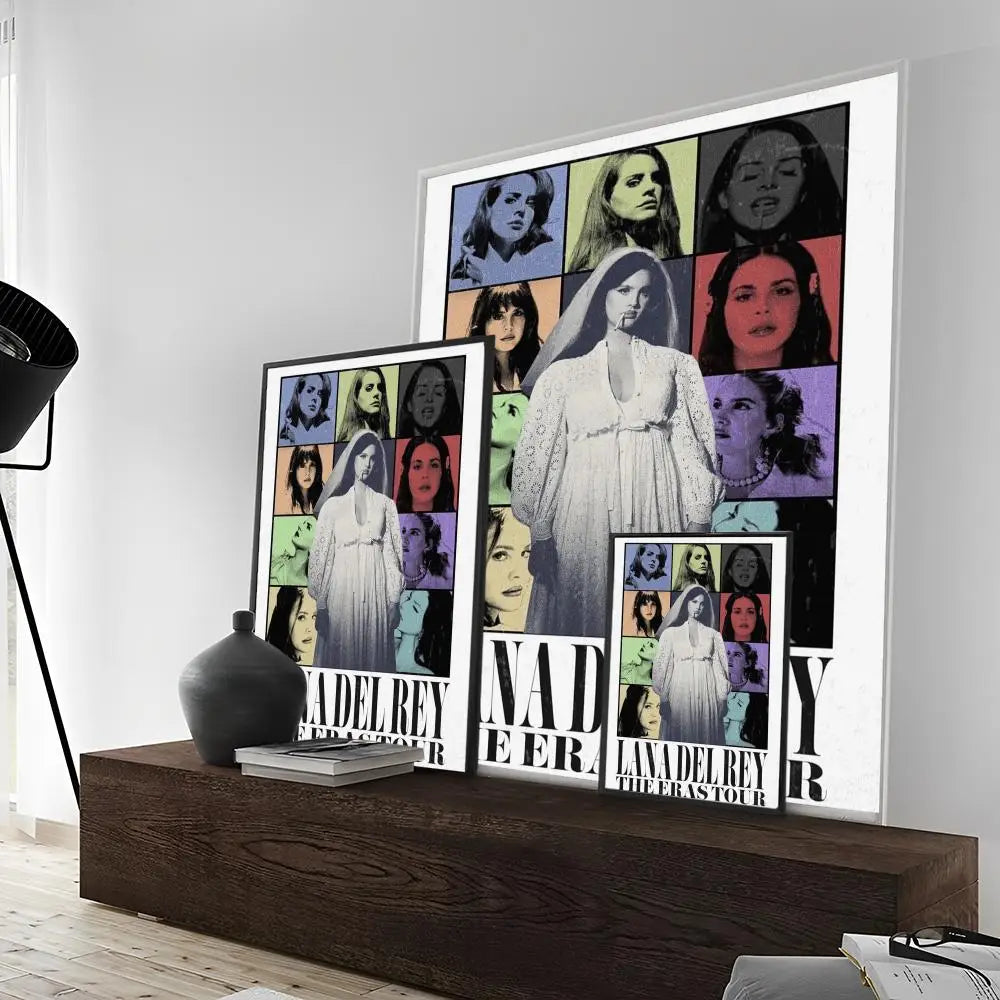 Lana Del Rey Lust for Life sticky poster for kawaii themed room decor
