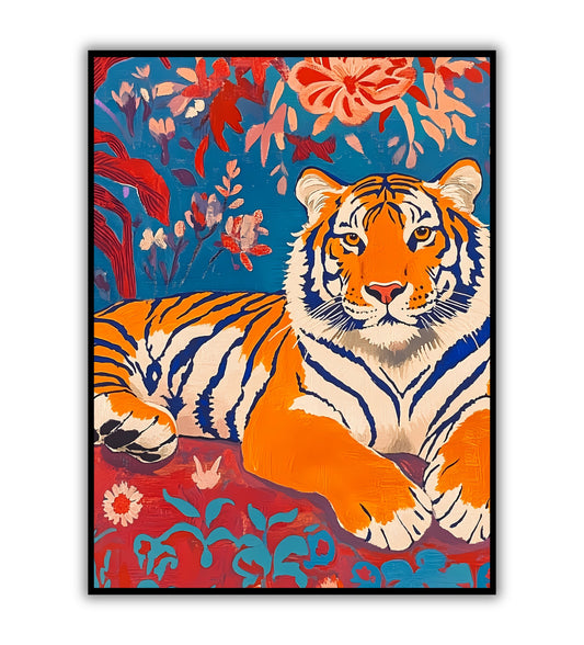 Matisse Tiger poster for modern art and animal lovers.