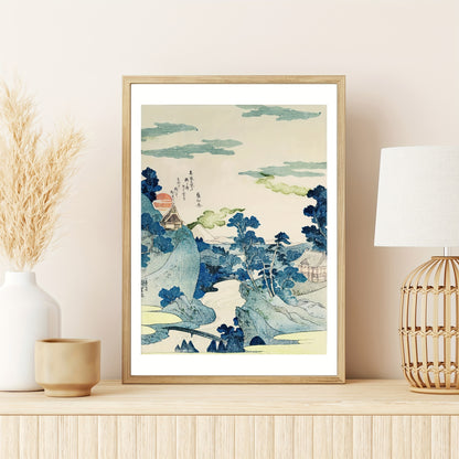 Unframed Hokusai Kanagawa wave prints for elegant home decoration
