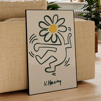 Abstract Alpine stamps design for living room decor

