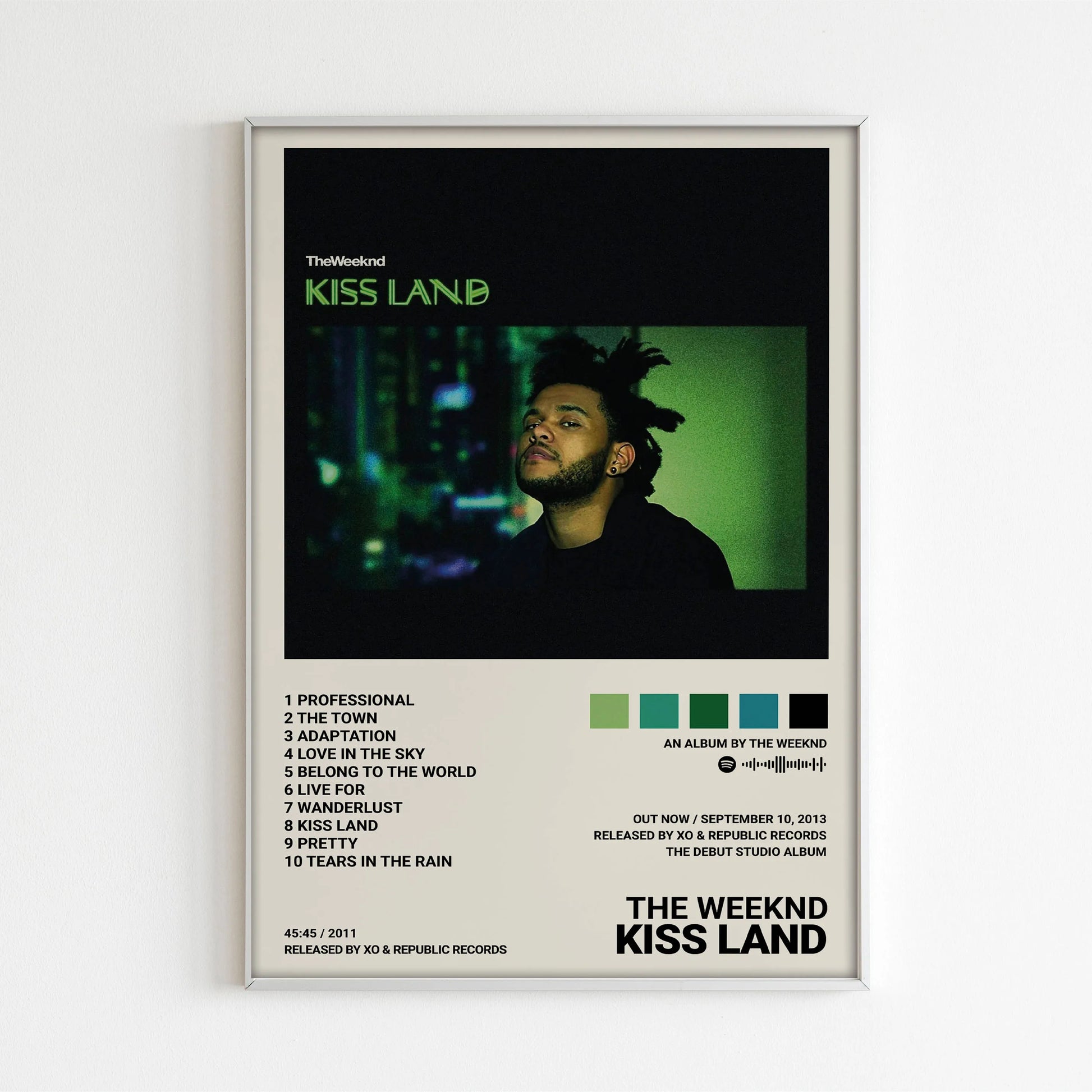 Stylish The Weeknd hip hop music poster for fans and collectors
