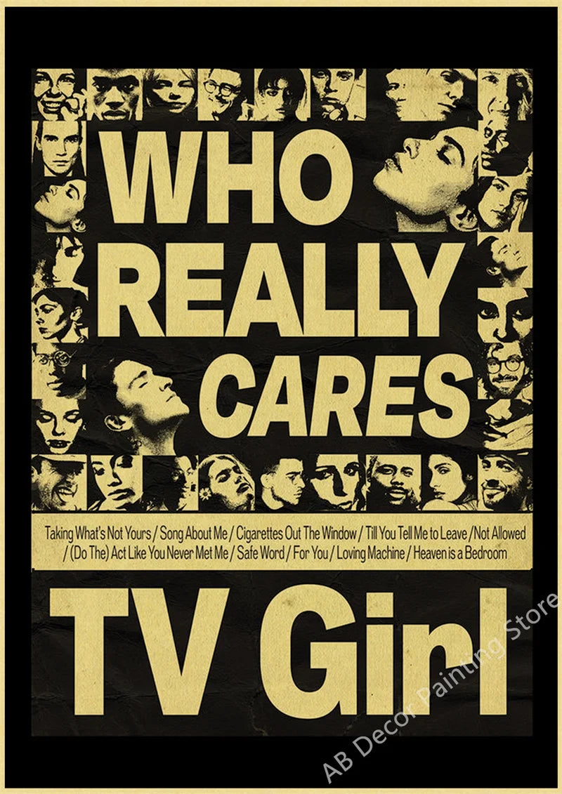 TV Girl Lovers Rock album cover poster for nostalgic music lovers
