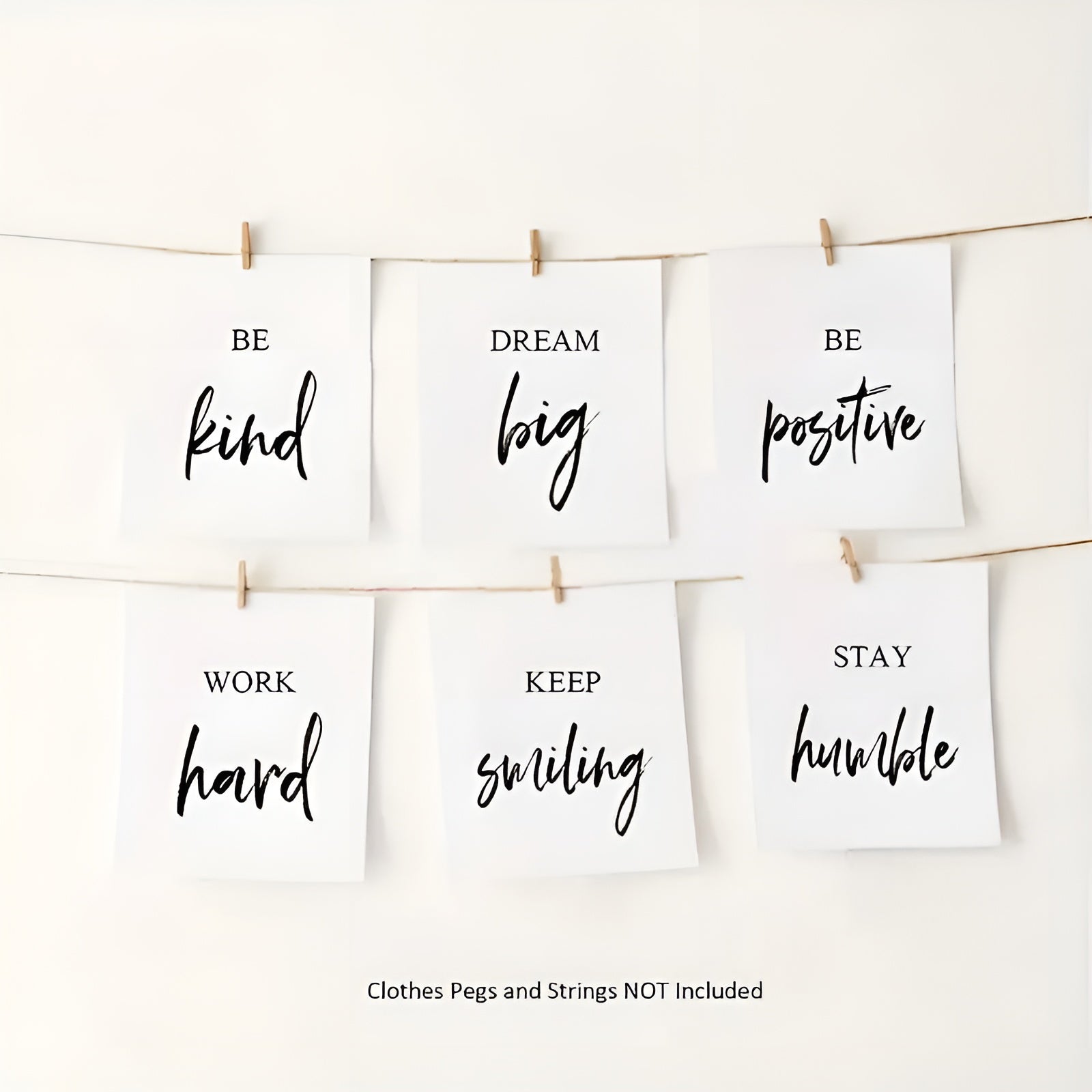 Positive mindset wall art for home, office, and educational spaces
