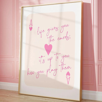 Positive quote canvas print for home or office