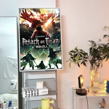 Premium Attack on Titans wall art painting for anime lovers

