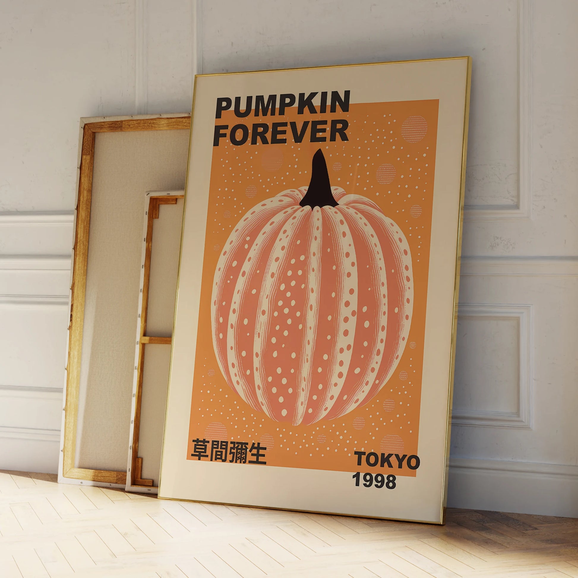 1998 Tokyo-inspired pumpkin art for home decor

