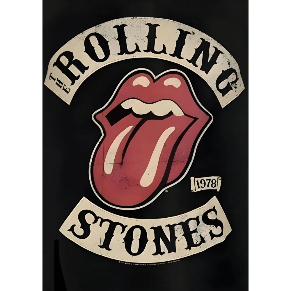 High-quality sticky print of R-Rolling Stones band for music fans.
