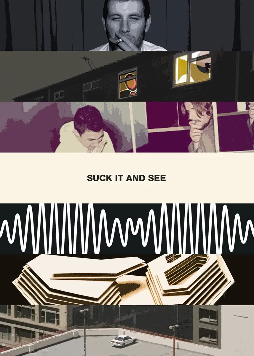 High-quality Arctic Monkeys wall art print for music fans
