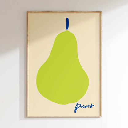 Scandinavian-style minimalist food art canvas print