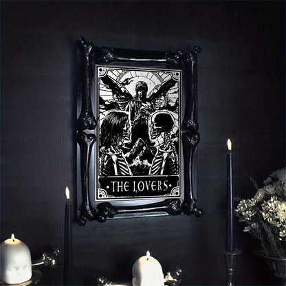 Dark-themed tarot illustrations for mystical wall decor
