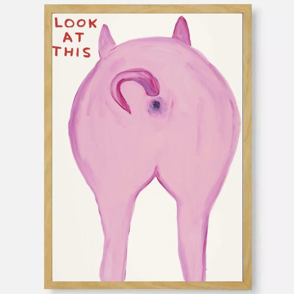 Sticky David Shrigley poster for bar or lounge decor


