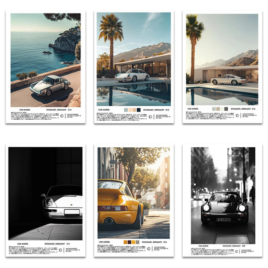 Supercar canvas wall art print for modern home and office decor

