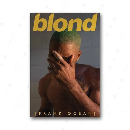 Rapper Frank Blonde aesthetic poster for modern rooms

