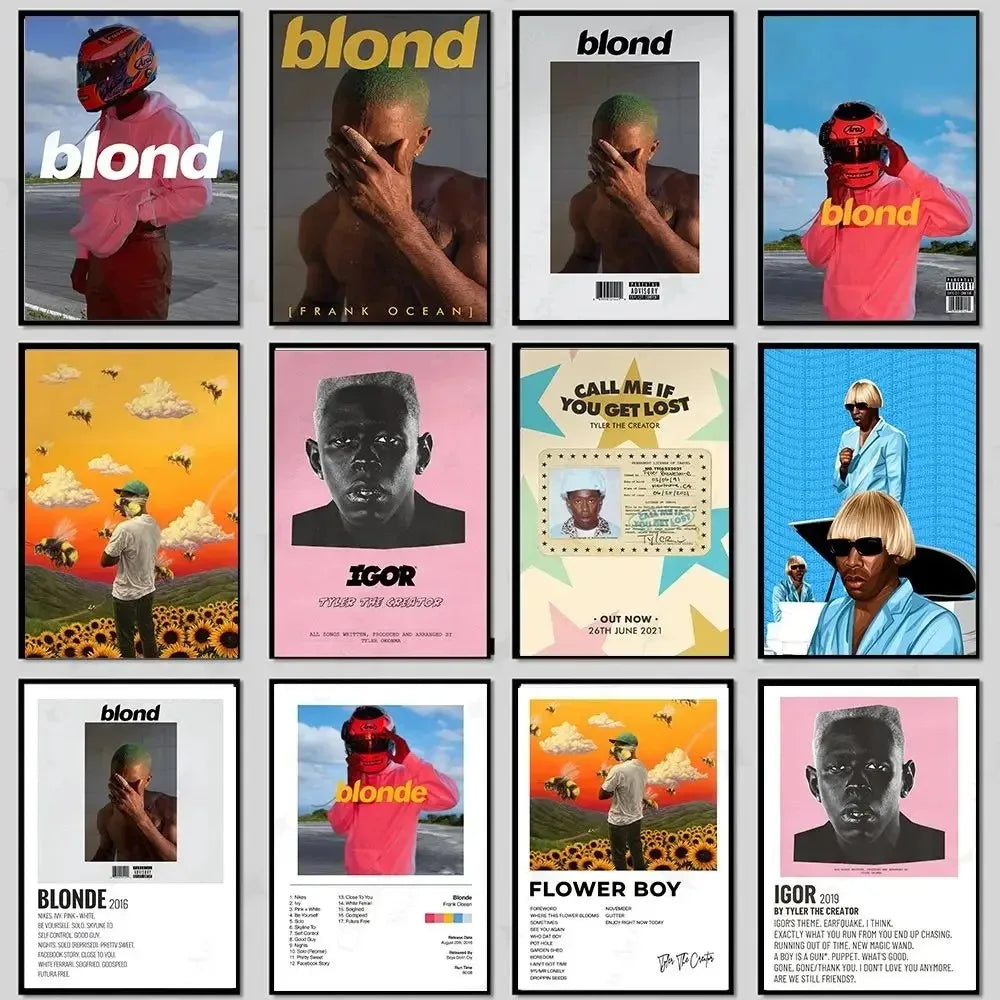 The Creator Frank Blonde poster wall art for music lovers

